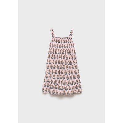 Chemise de nuit en coton à imprimé floral MANGO BABY
