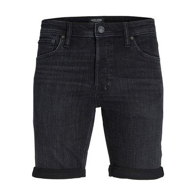 Short jean noir homme best sale