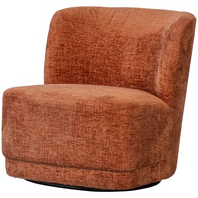 Fauteuil rotatif en velours ATTY WOOOD