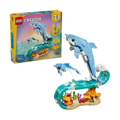 Creator 3-en-1 Animaux marins les beaux dauphins LEGO