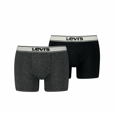 Lote de 2 bóxers lisos LEVI'S