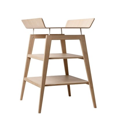 Table à langer avec matelas Linea bois de chêne LEANDER