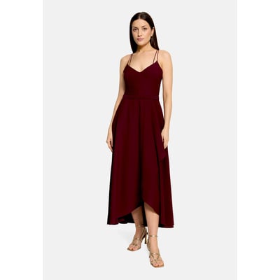 Robe de soirée à volant VERA MONT