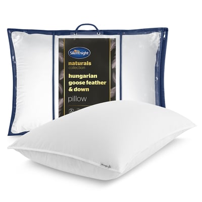 Hungarian Goose Feather Down Pillow SILENTNIGHT