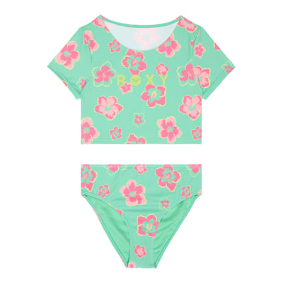 Ensemble lycra à manches courtes TROPICOOL. ROXY