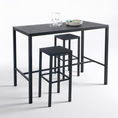Table haute mange-debout métal acier perforé, Choe LA REDOUTE INTERIEURS