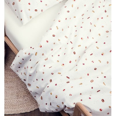 Housse de couette bébé en coton bio, GOURMANDISES KADOLIS