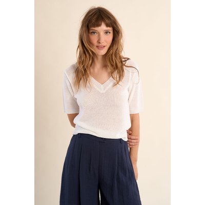 Pull en maille manches courtes MOLLY BRACKEN