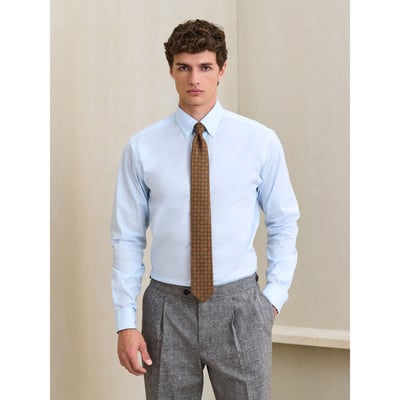 Chemise slim habillée coton stretch/cravate NEXT