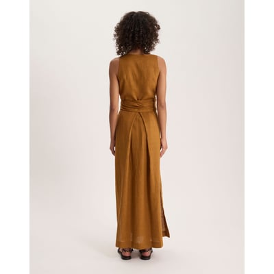 Robe Ambre en lin INES DE LA FRESSANGE PARIS