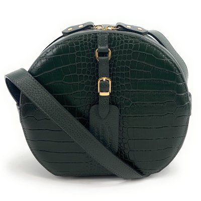 Sac à bandoulière en cuir façon croco DRUM OH MY BAG