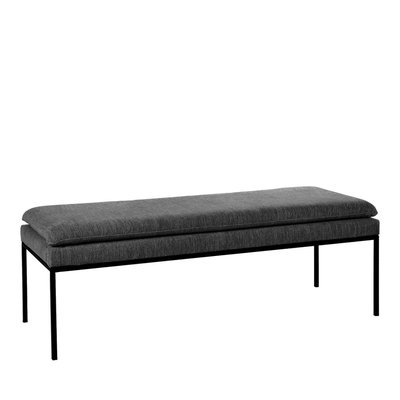 Banc en tissu et métal  - GALLET POMAX