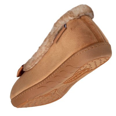 Chaussons Ballerines en velours, semelle ultra confort ISOTONER