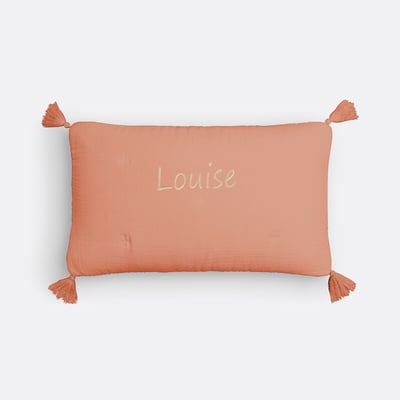 Housse coussin gaze de coton personnalisée Kumla LA REDOUTE INTERIEURS