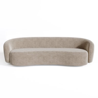 Canapé en tissu tramé toucher doux KATE SIA HOME