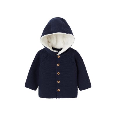 Cardigan + capuche amovible doublée sherpa VERTBAUDET