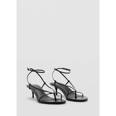 Sandales à fines lanières et talon MANGO
