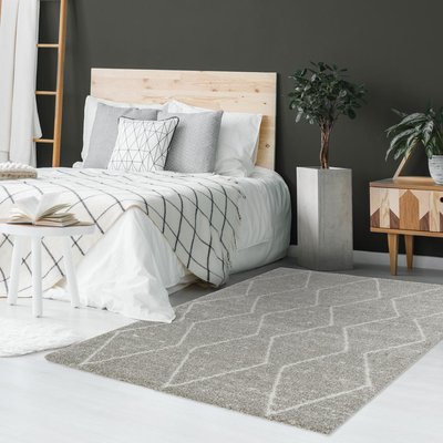 Tapis shaggy tissé motif abstrait AMORE 10 UN AMOUR DE TAPIS