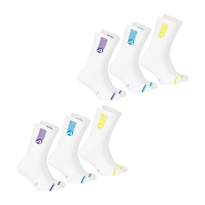 Chaussettes mi-hautes, lot de 6 paires, training dry ATHENA