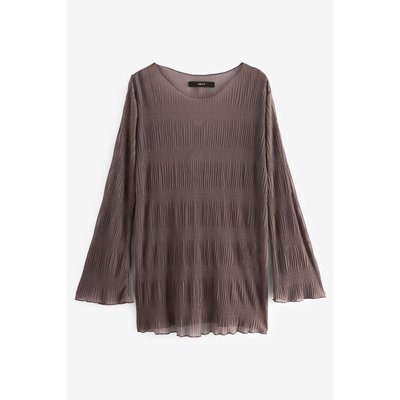 Haut long transparent texturé NEXT