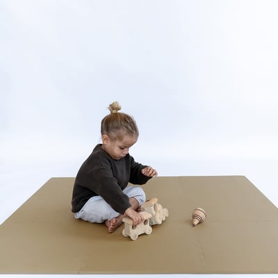 Tapis de jeu mousse uni CLASSIC PLAYMAT - STONE TODDLEKIND