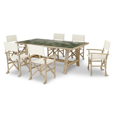 Salon de jardin, 6 chaises, BISBAL&JAVA LIGHT DEFORA HOME