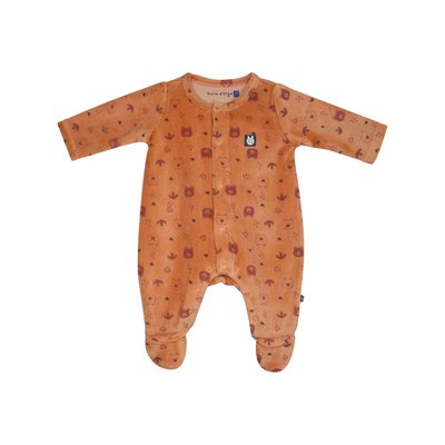 Dors bien nouaman velours rase ouverture devant naissance SUCRE D'ORGE