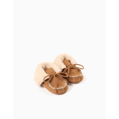 Bottes pré-marche avec doublure en peluche douce synthétique ZIPPY