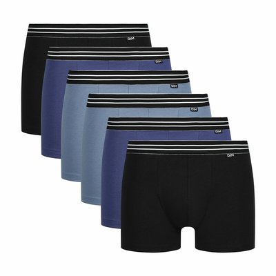 Lot de 6 boxers unis Ecodim DIM