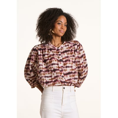 Chemise La Redoute Classique Noire Et Bleue Rayée - Taille XL (T42) - Easy Iron - Occasion Très Bon état