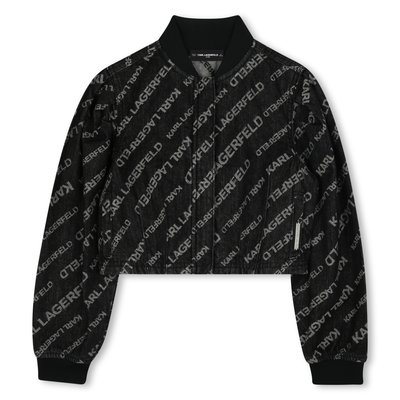 Veste jean manches bouffantes KARL LAGERFELD KIDS