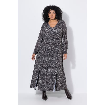 Robe maxi à manches longues et décolleté ULLA POPKEN