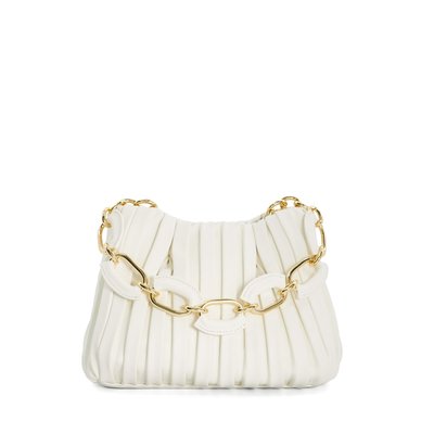 Petit sac souple plissé à poignée chaîne - DINIDOMINIE DUNE LONDON