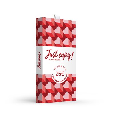 Carte cadeau Just enjoy ! Amour - 25 €- SMARTBOX - Coffret Cadeau Multi-thèmes SMARTBOX