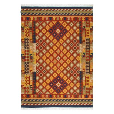 Tapis kilim orient tissé main en laine SIVA NOVATREND