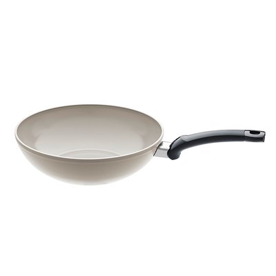 Wok en céramique anti-adhésive compatible induction, CERATAL FISSLER