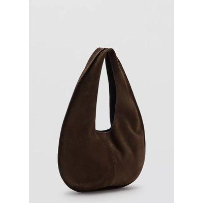 Petit sac en croûte de cuir MANGO