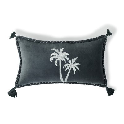 Housse de coussin velours de coton OASIS VELOURS FEBRONIE