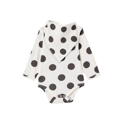 Coffret body et bavoir à pois VERTBAUDET
