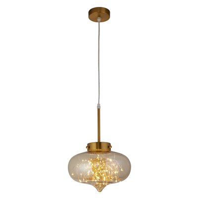 Gold & Crystal Ceiling Light SO'HOME