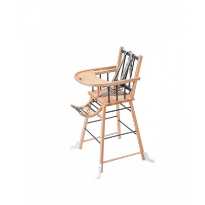 Chaise haute en bois André Hybride kaki COMBELLE