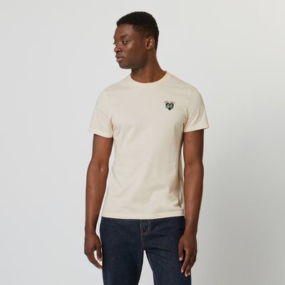 T-shirt col rond coton et coton recyclé ARCY FAGUO