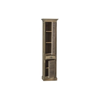 Colonne de salle de bain en bois avec porte en bois droite - HANOÏ HELLIN, DEPUIS 1862