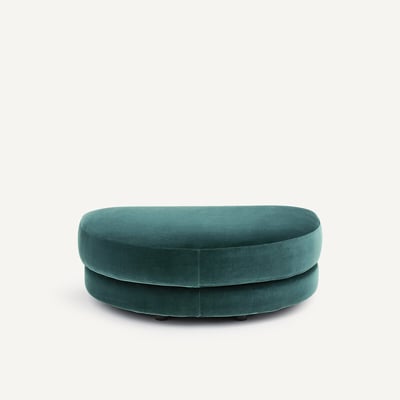 Repose-pieds modulable en velours, TIBERIO AM.PM