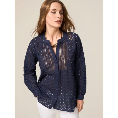 CHEMISIER en broderie anglaise transparent OLTRE