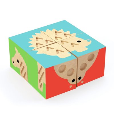 Cube en bois TouchBasic DJECO