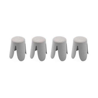 Tabouret empilable bouclette texturée (lot de 4) NIKI SWEEEK