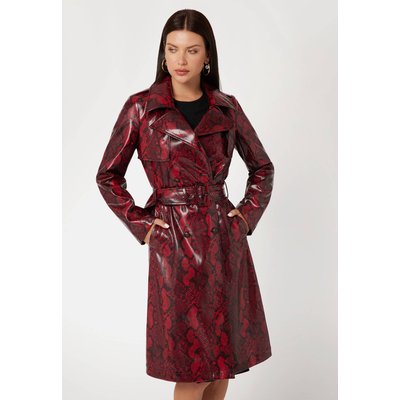 Trench femme bordeaux 2025