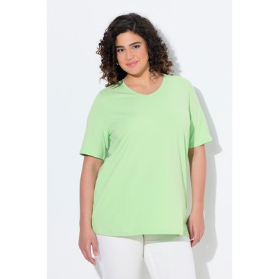 T-shirt à coupe évasée. Décolleté en V et ULLA POPKEN