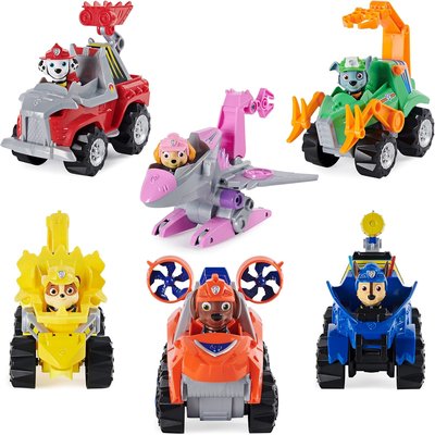La Pat' Patrouille - Véhicule + Figurine Dino Rescue SPIN MASTER